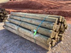 WOODEN FENCE POST