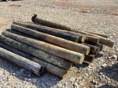 WOODEN FENCE POST