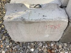 CONCRETE STACKABLE BARRIER BLOCKS