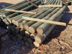 WOODEN FENCE POST