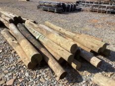 WOODEN FENCE POST