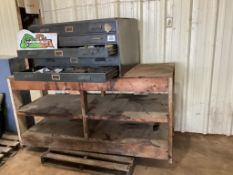 Storage Bin W/ Assorted Parts