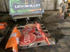 Pallet of Misc. Traffic Control Signs