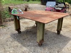 Steel Work Table