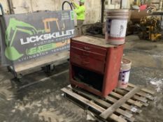 Pallet of Misc. Tire Seal and Tool Chest