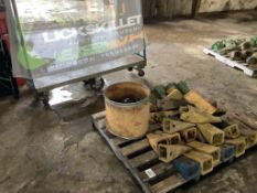 Pallet of Excavator Bucket Teeth with D Rings