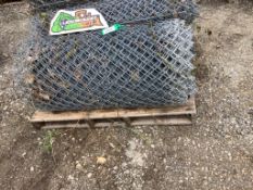 6 Rolls of 4' Chain Link Fence