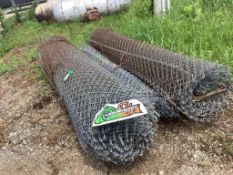 Rolls of Chain Link Fence