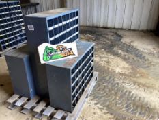 Pallet of Assorted Bolts, Nuts, Washer and Storage Bin