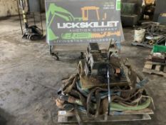 Pallet of Misc. Hoses and Pump