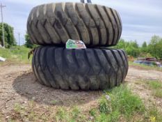 37.5-39 Tires on Steel Wheels X 2