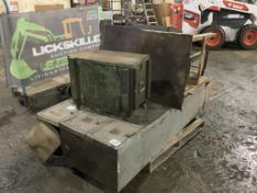 Pallet of Lockers and a Table