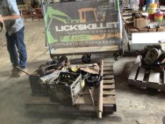 Pallet of Tow Bar, Straps, Misc. Support Items