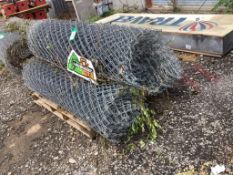 3 Rolls of 5' Chain Link Fence