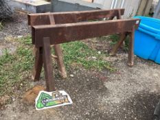 2 Steel Saw Horses
