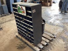 Assorted Hydraulic Fittings W/ Storage bin