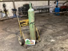 Oxygen Bottle W/ Cart