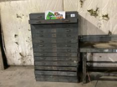 Tool Cabinet W/ Misc. Machine Parts