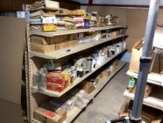 Shelve of Misc. Filters/ Service Manuals