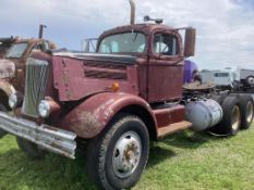 White Super Power Vintage Truck