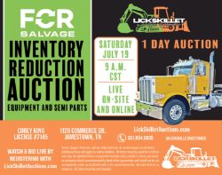 FCR Salvage Inventory Reduction Auction