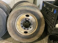 11R24.5 Truck Wheels and Tires Set of 4