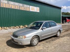 2002 Kia Spectra Passenger Car, VIN # knafb121825134287