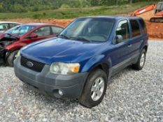 2007 Ford Escape Multipurpose Vehicle (MPV), VIN # 1fmcu03167kb07019
