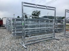 10ft Free Standing Galvanized Gate/ Frame