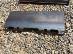 1/2in Blank Skid Steer Mount Plate