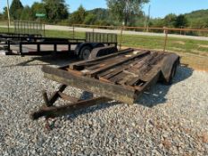 16ft Flatbed Bumper Pull Trailer