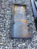 Blank Skid Steer Mount Plate