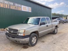 2003 Chevrolet Silverado Pickup Truck, VIN # 1gcek19tx3e340721