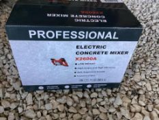 Professional Electric Concrete Mixer