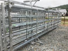 10ft Free Standing Galvanized Gate/ Frame
