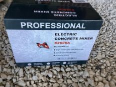 Professional Electric Concrete Mixer