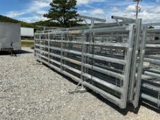 24ftX6ft Free Standing Galvanized Fence Panel