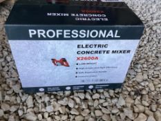 Professional Electric Concrete Mixer