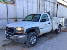 2006 GMC Sierra Utility Truck, VIN # 1gdhc24u86e244702