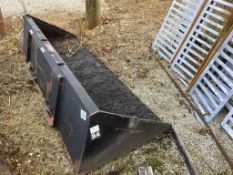 Skid Steer Mount Tomahawk smooth bucket