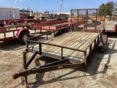 Bumper Pull Utility Trailer