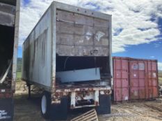 1981 28ft Comet Single Semi Van Trailer