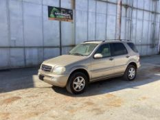 2003 Mercedes-Benz M-Class Multipurpose Vehicle (MPV), VIN # 4jgab75e63a384730