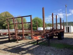 1972 Fontaine Flatbed Log Bunks