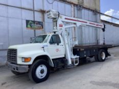 1995 Ford F800 Boom Truck, VIN # 1fdpf80c4sva77879