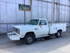 1990 Dodge D350 Utility Truck VIN# 1B7KM36891S621628
