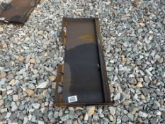 Blank Skid Steer Mount Plate