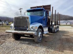 2000 International 9900i Quad Axle 2 Bunk Log Truck, VIN # 2htchaet5yc062208