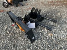 Wolverine Skid Steer Mount Auger Drive and Bits