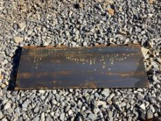 Wolverine Skid Steer Mount Blank Utility Plate